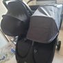 Baby Jogger Double Buggy with car seat adapters Image 2