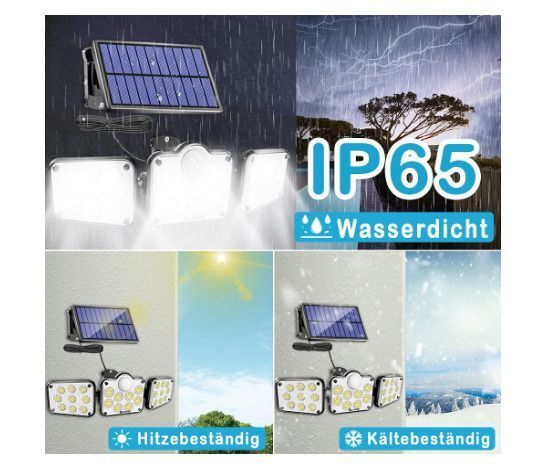 LED Solar Security Lights Motion Sensor