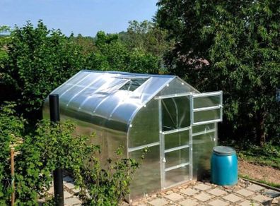 Greenhouse "Raindrop" with Automatic roof windows included