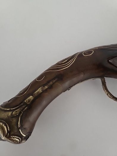Antique flintlock pistol replica
