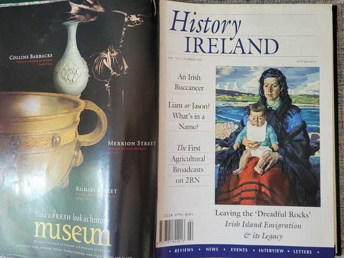 History Ireland Magazine 12 Issues 1999 to 2001 with Official Binder