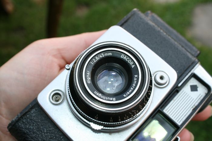 Vintage Retro Ilford Sportsman Dacora Dignette Camera with f2.8 Cassar 45mm Lens