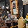 Large Floor Mirror with Leather Frame Image 3