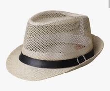 Unisex Trilby Straw Hats