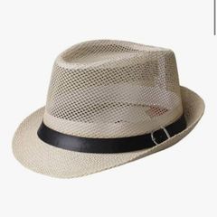 Unisex Trilby Straw Hats