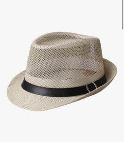 Unisex Trilby Straw Hats