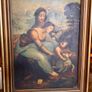 Early 20th Century Vintage Framed Religious Art Lithograph Print Image 4