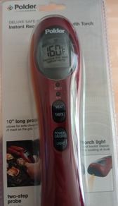 Polder Instant Read Thermometer with Torch - New