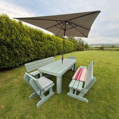 Garden table and chairs
