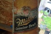 Miller beer sign metal