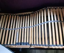 electric adjustable bed frame black velvet 90x200