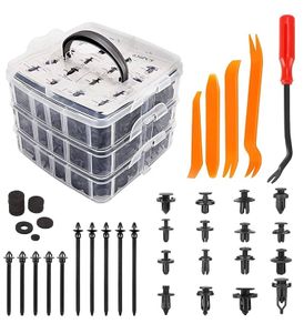 675pcs Car Body Trim Clips Retainer Bumper Rivets Screw Panel Push Fastener Kit