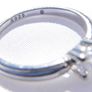 Vintage Sterling Silver 925 Solitaire Ring with Round Faceted , size O - 2,21g Image 6