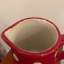 Laura Ashley Home Red Polka Dot Milk Jug - 11 cm tall Image 2