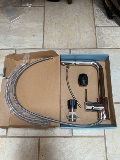 New kitchen mixer tap