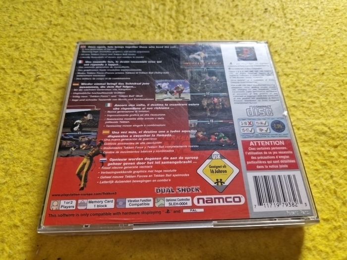 Tekken 3 PlayStation1 Ps1 PlayStation2 Ps2 games Original