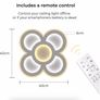 Barcelona Smart LED Veiling light, CCT Plus Voice assistants Image 7