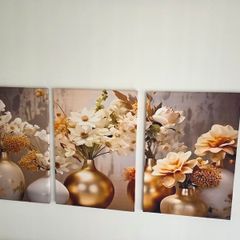 3 canvas 46x66cm each