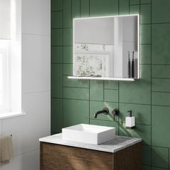 Platform LED Illuminated Bathroom Mirror