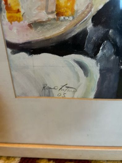 Oil on board original painting