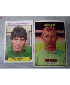 Abc Football Trading Cards Bundle X 2 - 1971 Rare Vintage Soccer