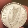 1942 Shilling Irish Image 3