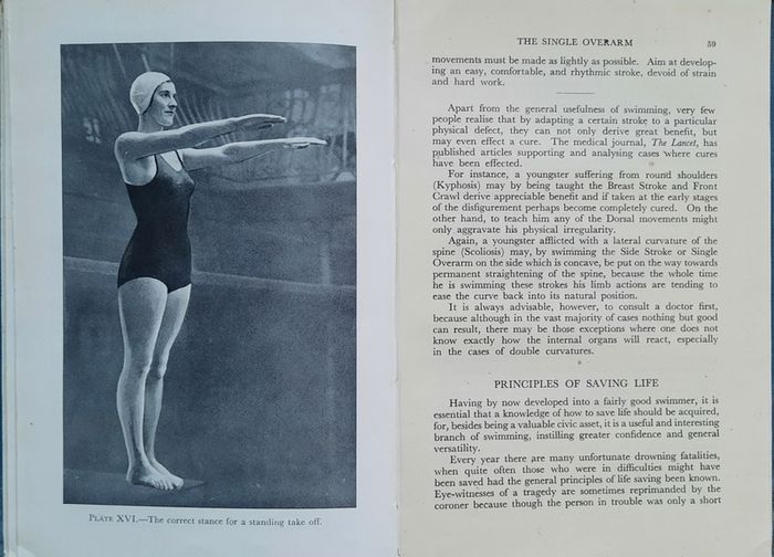 Vintage - Swim like a Fish - How to become an all-Round Swimmer by H. A. Lear