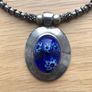 Set of necklaces bohemian style blue and brown Image 3