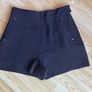 H&M Elegant Black Tailored Shorts High Waist, Smart Casual Size - IRL10 /EUR38 Image 5