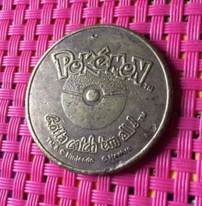 Rare Large Pokemon Brass Coin