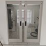 sliding doors with rail same as new..need gone as moving this weekend Image 5