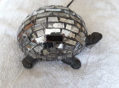 Table turtle glass lamp