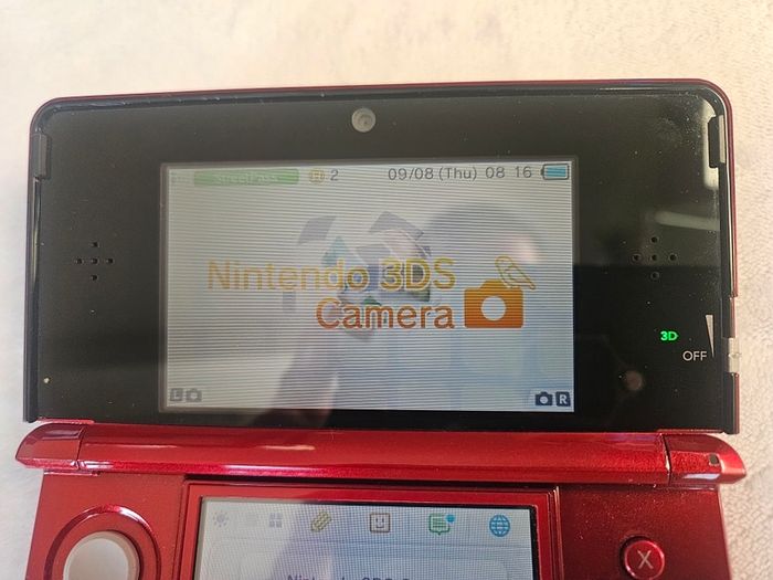 Boxed Nintendo 3DS metalic red