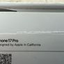 iPhone 17 Pro Box & Original USB-C Cable Image 3