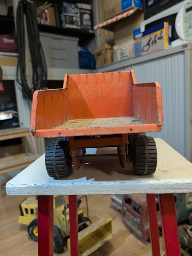 Rare Vintage 1970s Rico Espana Super Sanson Pressed Steel Dump Truck