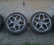 R21 5x120 OEM Borbet BMW Style 215 alloy wheels with new tyres