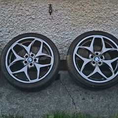 R21 5x120 OEM Borbet BMW Style 215 alloy wheels with new tyres