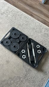 DOMYOS 20kg cast iron dumbbells set