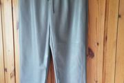 ONLY faux leather taupe pants L