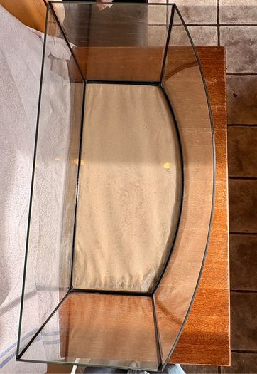 Fish Tank Aqua 60cm - Bow Front Aquarium 45L