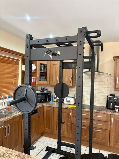 Unbelievable Gym Weightlifting System Complete Set Up!!