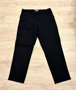Stronghold Navy Chino Trousers Relaxed Fit W36 L32
