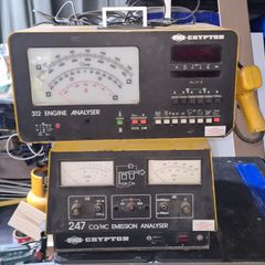 Crypton engine and gas analyser