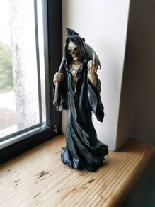 Nemesis Now Death Wish 22cm Figurine, Resin, Black