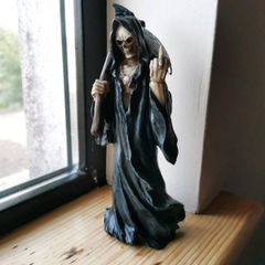 Nemesis Now Death Wish 22cm Figurine, Resin, Black