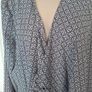 NWT Atmosphere  Black & White Top Size 14 Image 2