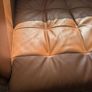 IKEA LANDSKRONA 3 Seater Chaise Sofa Tan Leather Look Image 4