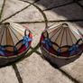 Pair of Tiffany style glass lamp shades Image 3