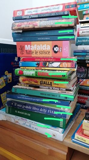 books and comic - Italian language