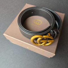 GUCCI Interlocking G Leather Belt 120 48  Made in Italy  Original Box